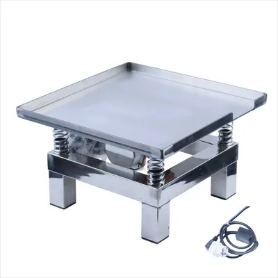 Produktbild von Beton Rütteltisch - Mini Vibrationstisch - 35 x 35 cm Edelstahlplattform - 220V - 3000/min - Amplitude 1–2 mm