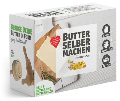 Produktbild von Butter und Buttermilch selber machen Set - Setvariante: komplettes Set