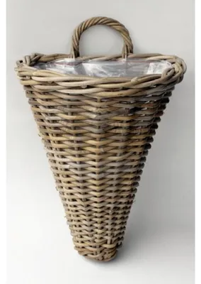 Produktbild von Wandbehang Rattan Grau 30X26H37 Van der Leeden