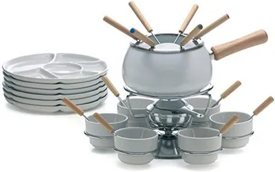 Produktbild von Fondue-Set Excèlsa, 28 Teile, in Weiß