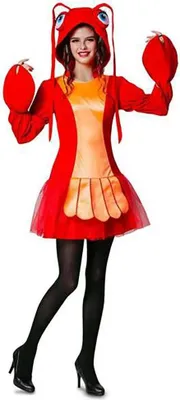 Image de Costume de maman homard orange, taille S pour enfants
