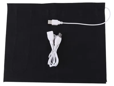 Produktbild von Elektrisches Heizkissen, Haustierwärmerheizelement 5 V USB-Stoffpolster 35 ℃ -50 ℃ Erwärmung Schulter für Haustiere Halsbett