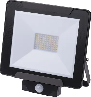 Image de Emos ZS2741 Ideo 850EMIDS40WZS2741 Projecteur LED d'extérieur avec détecteur de mouvement 50W blanc neutre, 23,5 x 6,1 x 24,5 cm