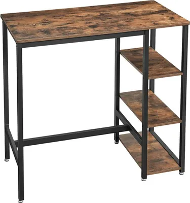 Produktbild von Stolik barowy kuchenny z półkami LOFT