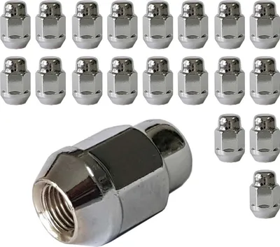 Zdjęcie produktu dla 20x Nakrętka koła M12x1.25 60° kołnierz stożkowy zamknięty SW21 kompatybilna z Nissan 100 NX 200 SX 350 Z Almera Bluebird Cherry Frontier Maxima