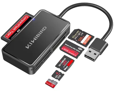 Productafbeelding van SD card reader USB, CF Compact Flash kaartlezer