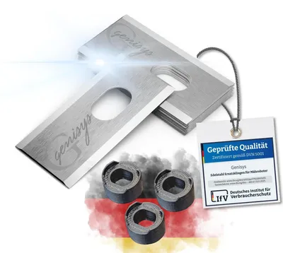 Ersatzmesser für Dreame A1 A2 Mova, 24+24 Muttern, Edelstahl