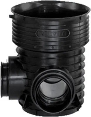 Obrázok produktu pre Dno šachtové typ T Wavin Tegra 425, KG DN 160 (levý nebo pravý přítok)