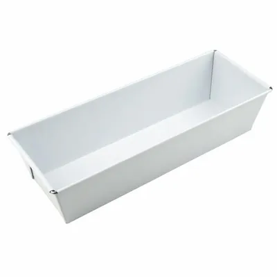 Produktbild von Dr. Oetker Kastenform 30 cm White Christmas Baking, Königskuchenform mit Antihaftbeschichtung, hochwertige Form, eckige Kuchenform aus Stahlblech, vielseitige Backform (Farbe: Weiß)