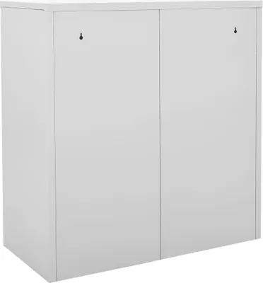Obrázok produktu pre vidaXL Skrinka svetlosivá a modrá 90x45x92,5 cm Oceľ
