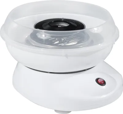 Imagen del producto de Máquina para hacer algodón de azúcar Fortuna Lai, modelo 1, en color blanco, ideal para fiestas y celebraciones. Fácil de usar, perfecta para ofrecer un dulce a los niños
