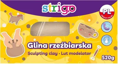 Produktbild von Natürlicher Modellierton 520 g STRIGO