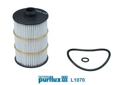 Produktbild von Ölfilter PURFLUX L1070 Filtereinsatz für AUDI A6 Avant (4G5, 4GD, C7) A6 Limousine (4G2, 4GC, C7) A7 Sportback (4GA, 4GF) A8 (4H2, 4H8, 4HC, 4HL)