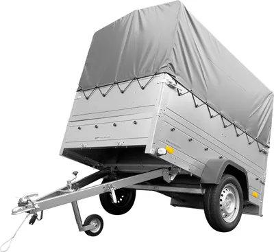 Obrázek produktu pro Přívěs Garden Trailer 200 KIPP s BIS bočnicemi, rámem H-800 a šedou plachtou