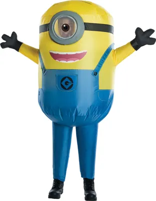 Immagine prodotto di Minions - Costume '' ''Stuart''' - Uomo/Donna Unisex BN5664 (Taglia Standard) (Giallo/Blu/Nero)