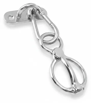 Imagen del producto de InAndOutdoorMatch - Abrazadera para caballos - Acero inoxidable - Juego de 3 unidades