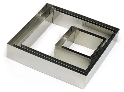 Produktbild von Gobel 863322 / Ausstecher, rechteckig - Edelstahl, 12 cm