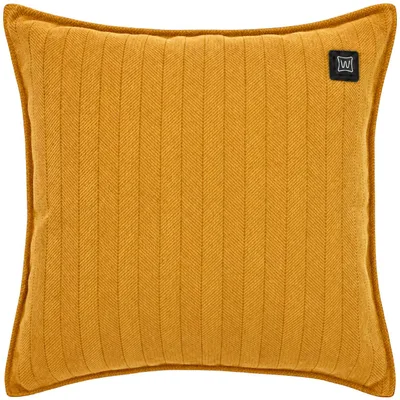 Zdjęcie produktu dla Warmpi® Podkładka grzewcza na podczerwień z powerbankiem 10 000 mAh - Podkładka grzewcza Chenille ochra żółta - 45x45 cm - Bezprzewodowa i użyteczna ze zintegrowanym kablem 2,5 m