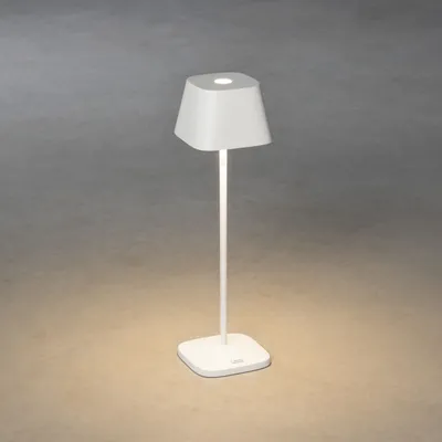 Immagine prodotto di Lampada da tavolo a batteria Konstsmide Capri | bianca | Interno/Esterno | 7814-250