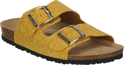Produktbild von JOE N JOYCE London Veloursleder Soft-Fußbett Yellow Größe 36 Schmal