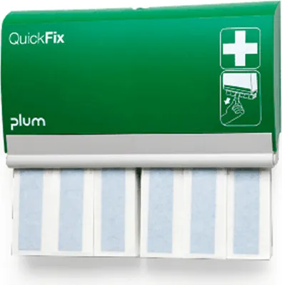 Produktbild von QuickFix Pflasterspendersystem inkl. 60 Stück detektable Fingerverbände