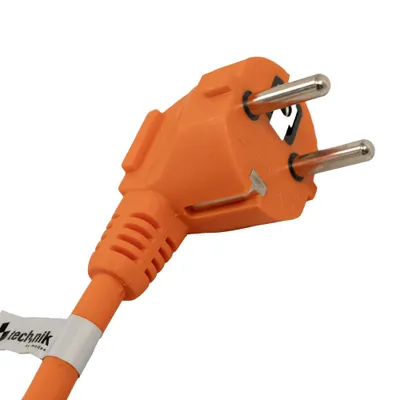 Produktbild von Verlängerungskabel 5 m H05VV-F3 3x1,5mm² IP44 geerdet orange