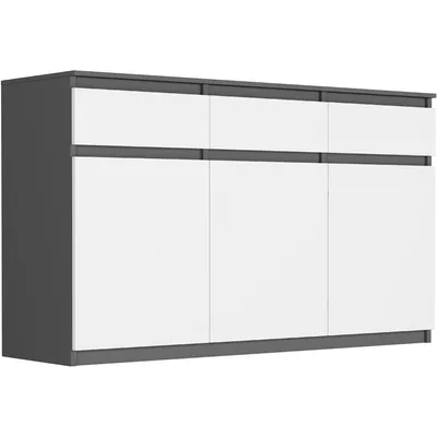 Produktbild von Kommode - Anthrazit Mix - 120 x 40 x 98 cm - Modern S-3