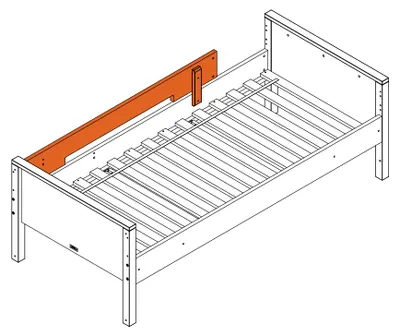 Produktbild von Bopita 41214611, Weiß, MDF-Platten, 1580 mm, 180 mm