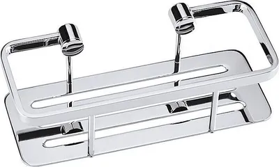 Produktbild von BYTRO Seifenkorb Messing Chrom poliert 105x250x70 mm für Bad & WC >> zum Bohren