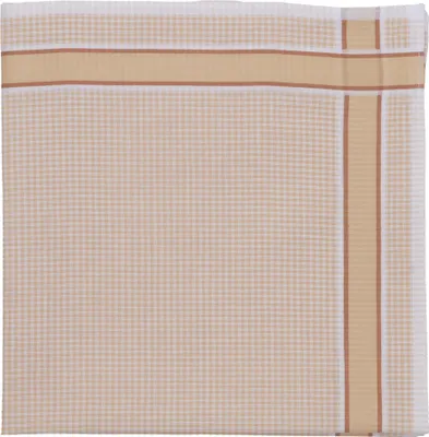 Produktbild von Tiseco Herren Taschentücher Set - 6er Pack - 40x40 cm - 100% Baumwolle - Elegantes Karomuster