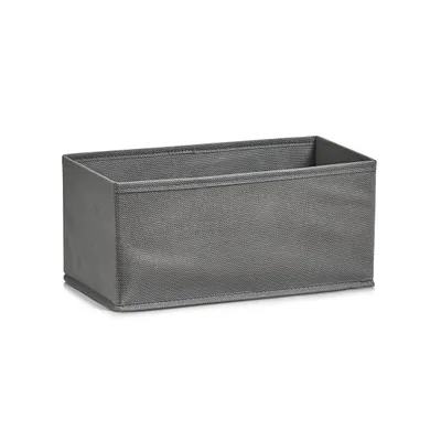Produktbild von Zeller Aufbewahrungsbox, faltbar, grau, 14 x 28 x 13 cm, 14601