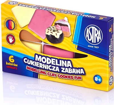 Produktbild von Astra Modelina cukiernicza 6 kolorów