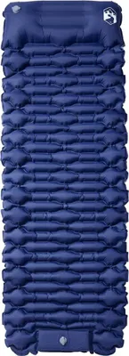 Obrázok produktu pre vidaXL Samonafukovacia podložka na spanie s vankúšom Navy blue