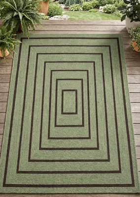 Produktbild von Teppich In- & Outdoor Wetterfest – Balkon Terrasse Garten, Wohnzimmer & Küche -Waschbar
