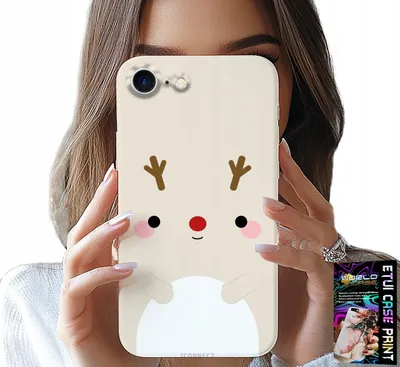 Produktbild von Etui Do Iphone 17E - Reniferek, Renifer, Świąteczne Wzory