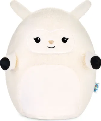Produktbild von SQUISHBRUBIES Stella das Schaf - 35 cm Kuscheltier - Superweiches Plüsch Stofftier zum Kuscheln, Verschenken und Sammeln - Weiß