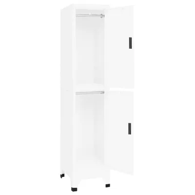 Produktbild von vidaXL Schließfachschrank Weiß 38x45x180 cm Stahl