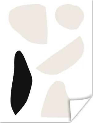 Produktbild von MuchoWow® Poster Pastell - Abstrakt - Minimalismus 120x160 cm - Wandbilder