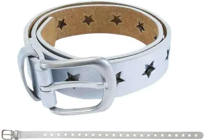 Produktbild von Gürtel Sternchen silber 60 cm - bb-Klostermann 22180 - Kindergürtel -