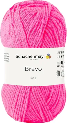 Produktbild von Schachenmayr Bravo, 50g Neon Pink Handstrickgarne