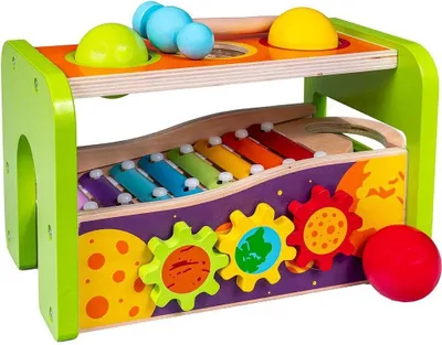 Immagine prodotto di Smily Play Gioco di percuzione con martello e cimbali per bambini