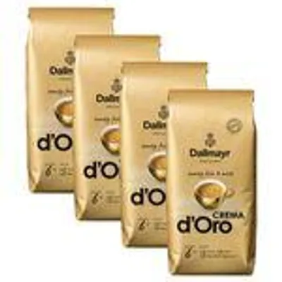 Obrázek produktu pro Dallmayr Káva Crema d Oro Celá zrna sametově jemná 1000g balení 4 ks