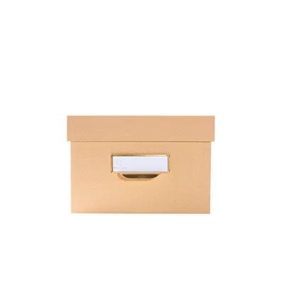 Image de Exacompta Lot de 3 boîtes de rangement OfficeByMe Beige 79602E