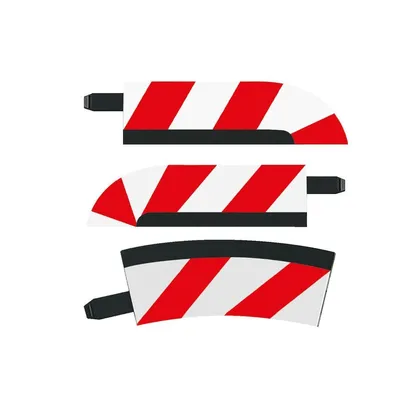 Immagine prodotto di Carrera Innenrandstreifen für Steilkurve 1/30° (6), Endstü 1:24