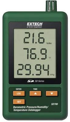 Obrázok produktu pre FLIR PRESSURE-HUMIDITY-TEMP DATALOGGER, Vnútorný, Senzor teploty a vlhkosti, Voľne stojace, 0 - 50 °C, Bezdrôtový, 10 - 90%