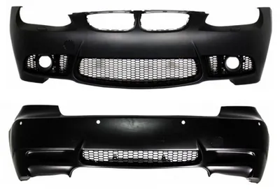 Zdjęcie produktu dla Zestaw karoserii do BMW E92 Coupé i E93 Cabrio (2006–2009): zderzak i boczne listwy w stylu M3.