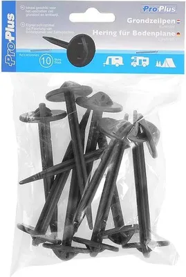 Productafbeelding van Afgeplatte plastic plug voor plaatmetaal - set van 10 stuks