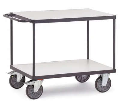 Obrázok produktu pre fetra 9402, Oceľ, Vozík s poličkami, Šedá, 600 kg, 4 koleso/kolesá, 20 cm