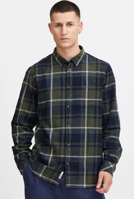 Produktbild von !Solid SDCraig SH Herren Freizeithemd Hemd Club-Kragen Slim Fit kariertes Muster schmaler Schnitt hochwertige Baumwoll-Qualität