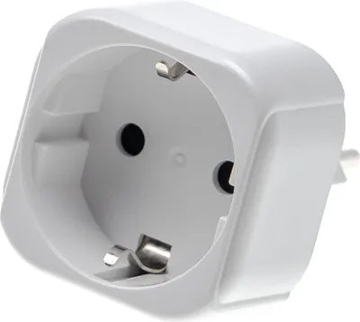 Produktbild von vhbw Reisestecker Adapter Typ J, SN 441011 (Schweizer-Stecker auf Euro-Buchse) - Reiseadapter Weiß / 2500 W